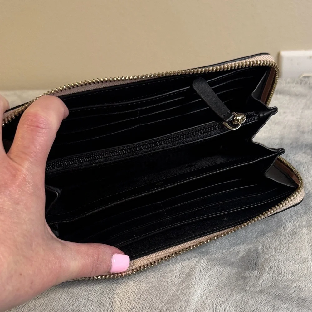 Kate Spade Cameron Street Color-Block Saffiano Large Zip Wallet